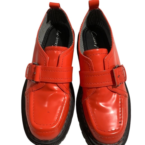 Circus By Sam Edelman Edelle Patent Leather Platform Monk Straps - Picture 2 of 9